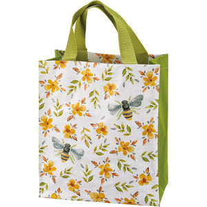 Floral Bees Daily Tote