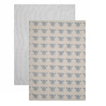 Honey Bee Tea Towel Set (Blue)