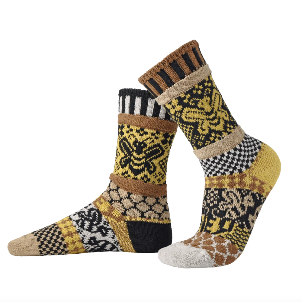 Honeybee Crew Socks