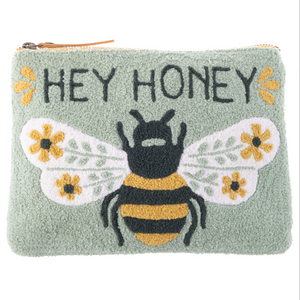 Hey Honey Embroidered Carry All