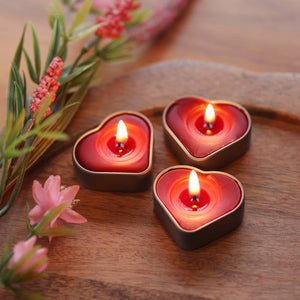 Beeswax Aromatherapy Heart Tin Candle